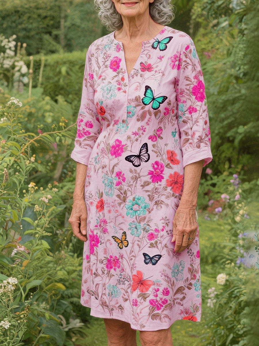 Lily™ | Charming Midi Dress With Sleeves For Women